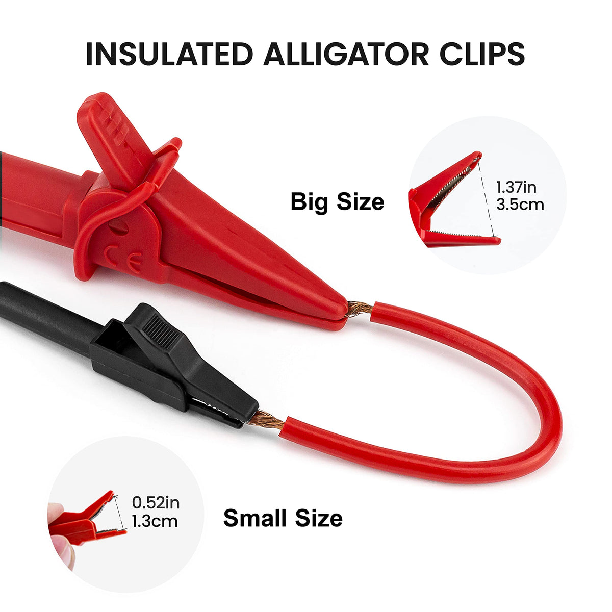 Multimeter Test Leads Kit with Probes and Alligator Clips J60422