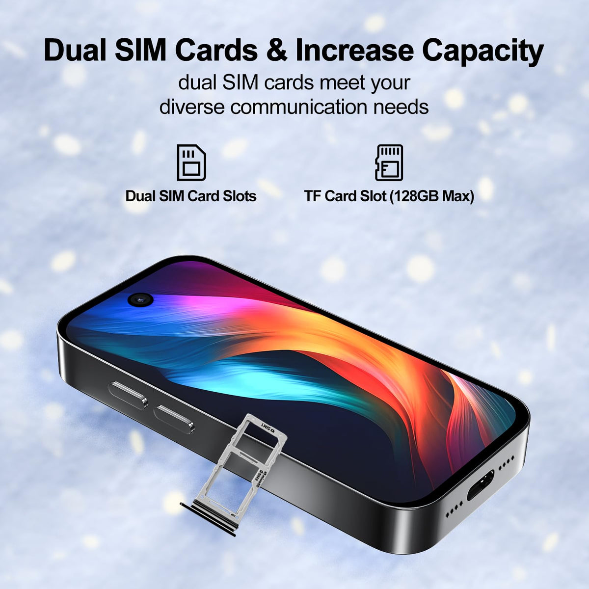 Unlocked 2G Mini Smartphone 2GB+32GB 2800Mah 3.0 Inch Dual SIM Black S156168