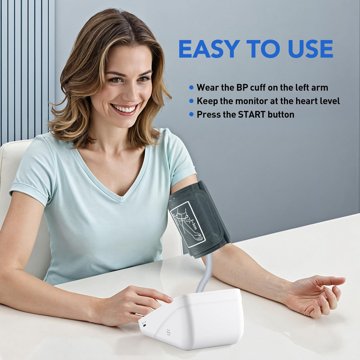 Blood Pressure Monitors with Large Cuff M8798