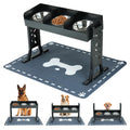 Elevated Dog Bowls with 3 Stainless Steel Bowls V238