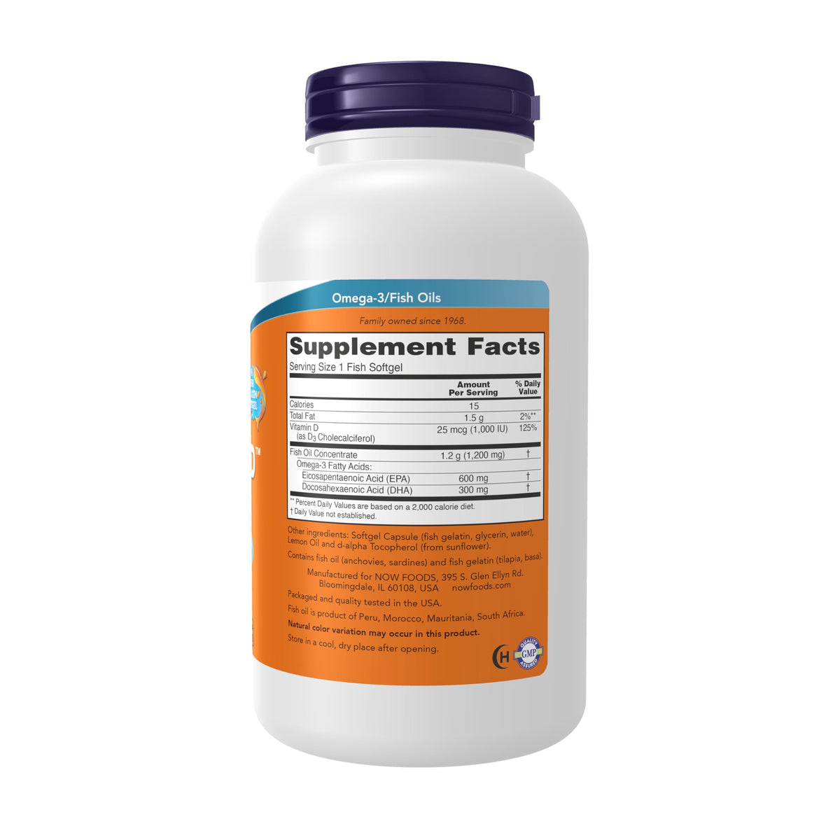 Omega-3 Fish Oil 180 Softgels O448742