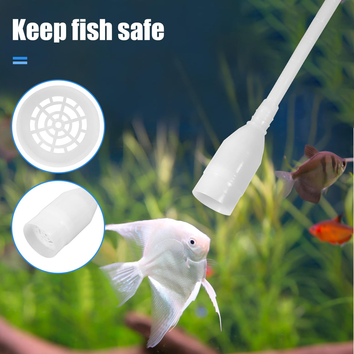 Aquarium Vacuum Siphon 5 in 1 Cleaning Set U787186