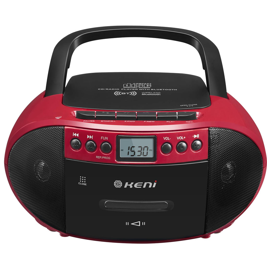 CD Cassette Player Boom Box with AM/FM Radio Q928018