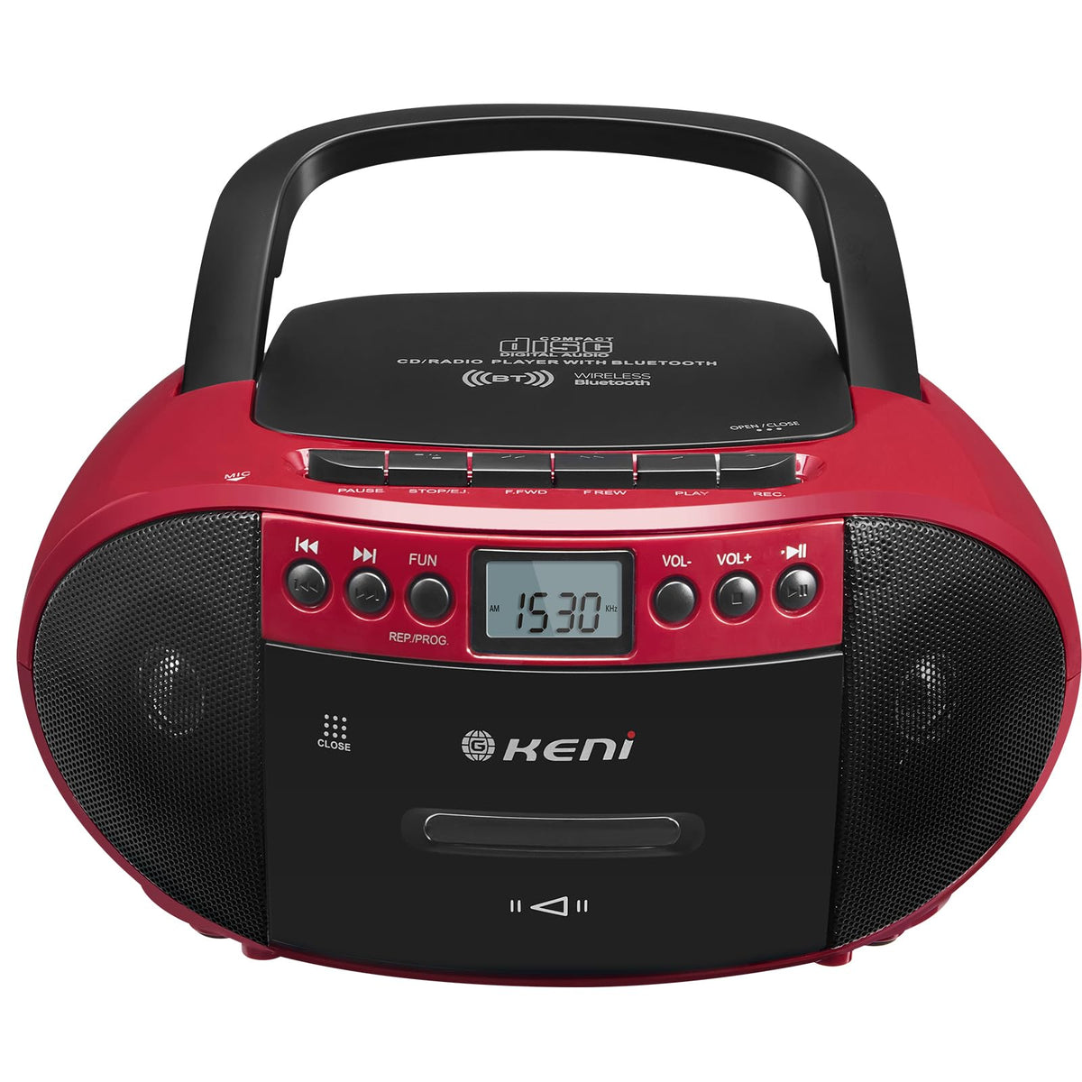 CD Cassette Player Boom Box with AM/FM Radio Q928018
