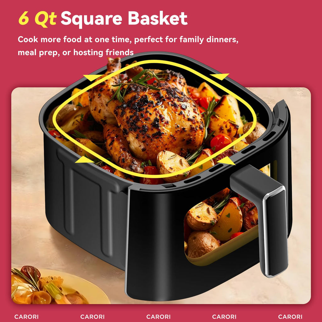 14-in-1 6Qt Air Fryer with Viewing Window D50921