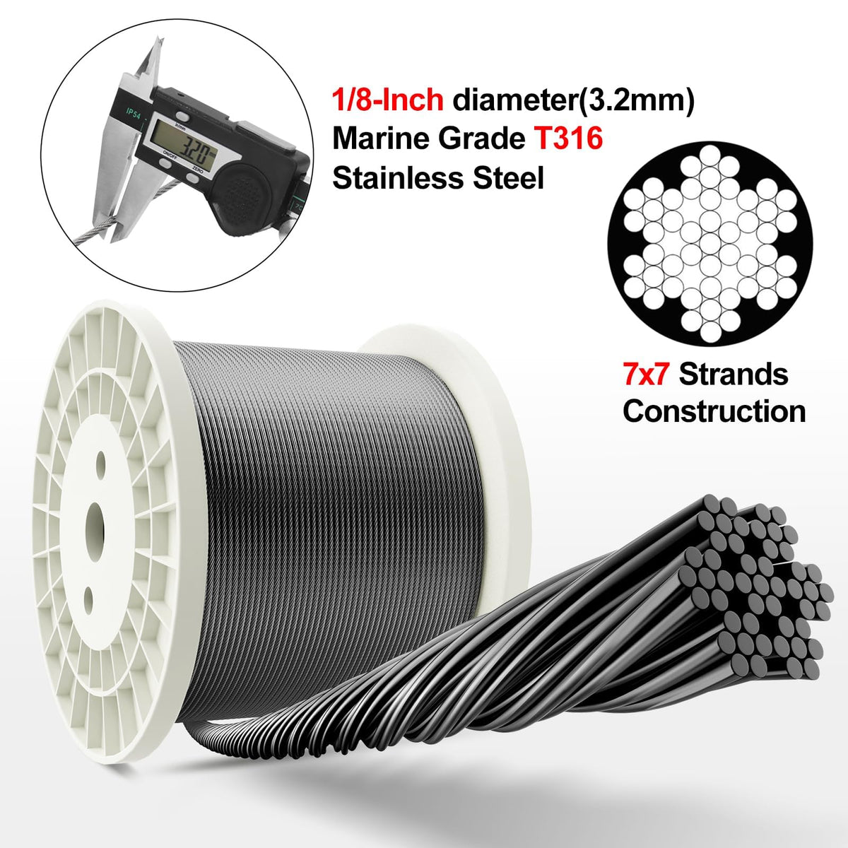Black Cable Railing Kit K7601