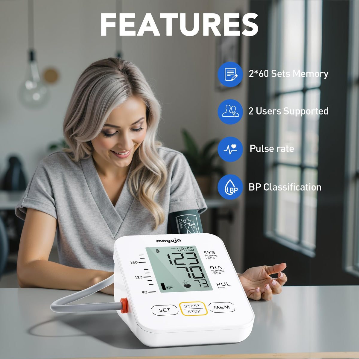 Blood Pressure Monitors with Large Cuff M8798