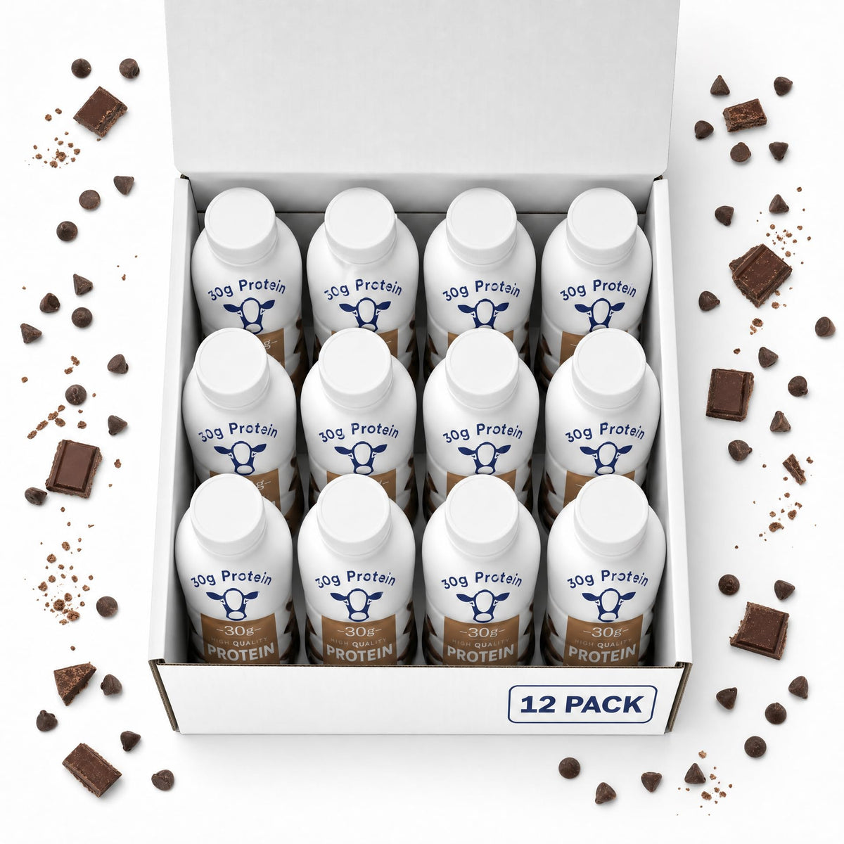 Chocolate High Protein Shake 30g Protein 12 Pack K907210