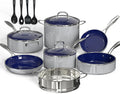 14 Pc Non Stick Ceramic Cookware Set I913503