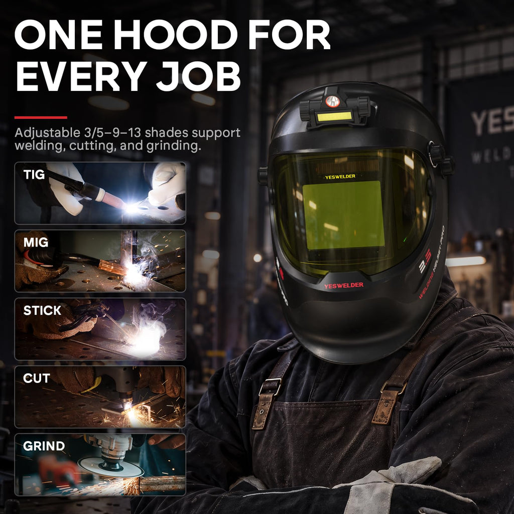 Auto Darkening Welding Helmet with LED V460