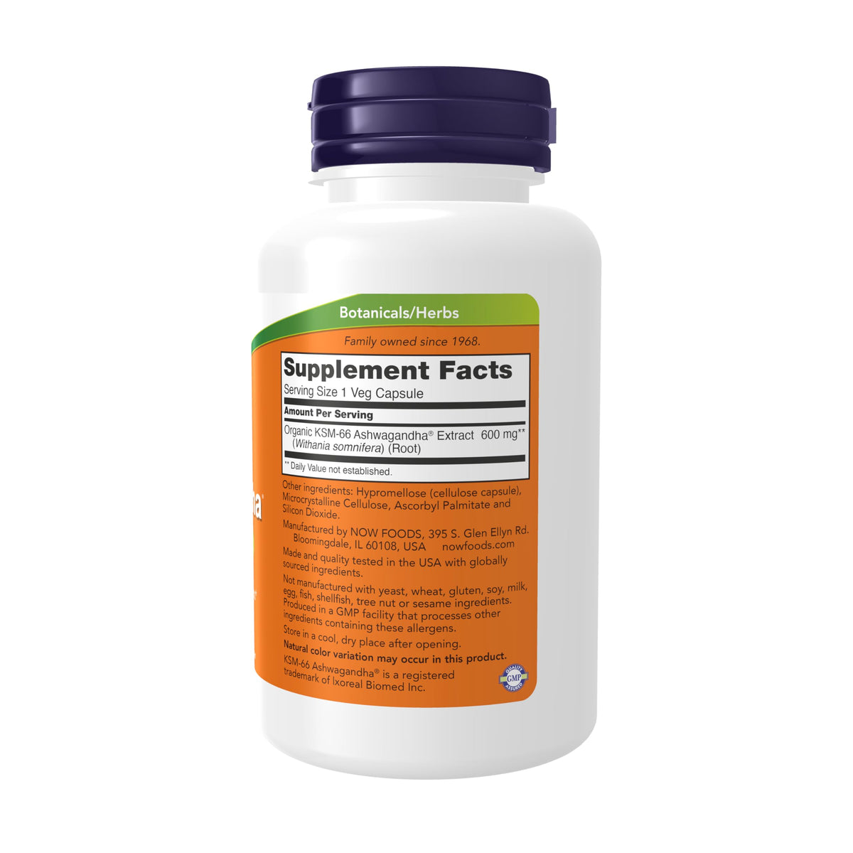 Ashwagandha 90 Veg Caps Q7754