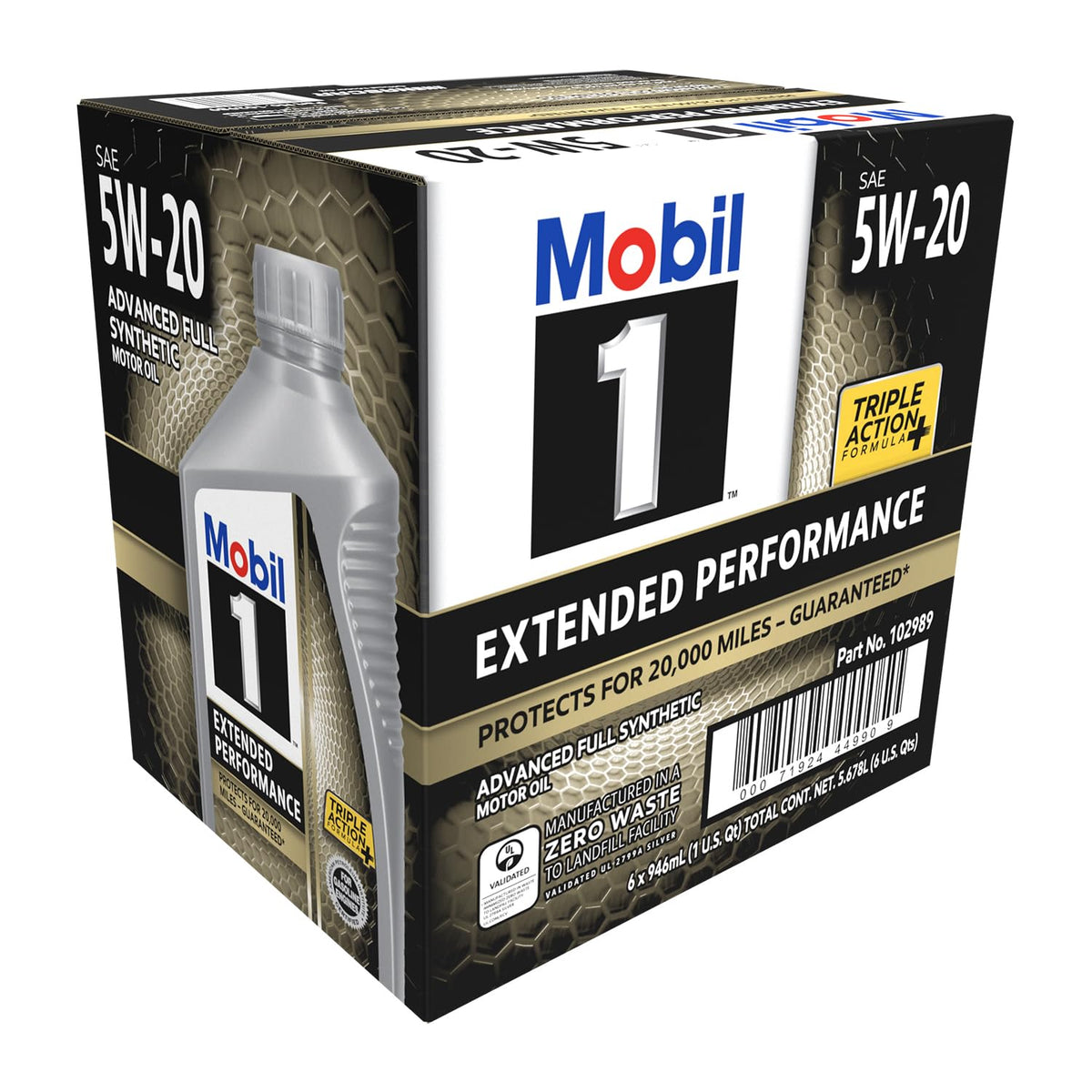 Full Synthetic Motor Oil 5W-20, 1 Quart (6-pack) F732