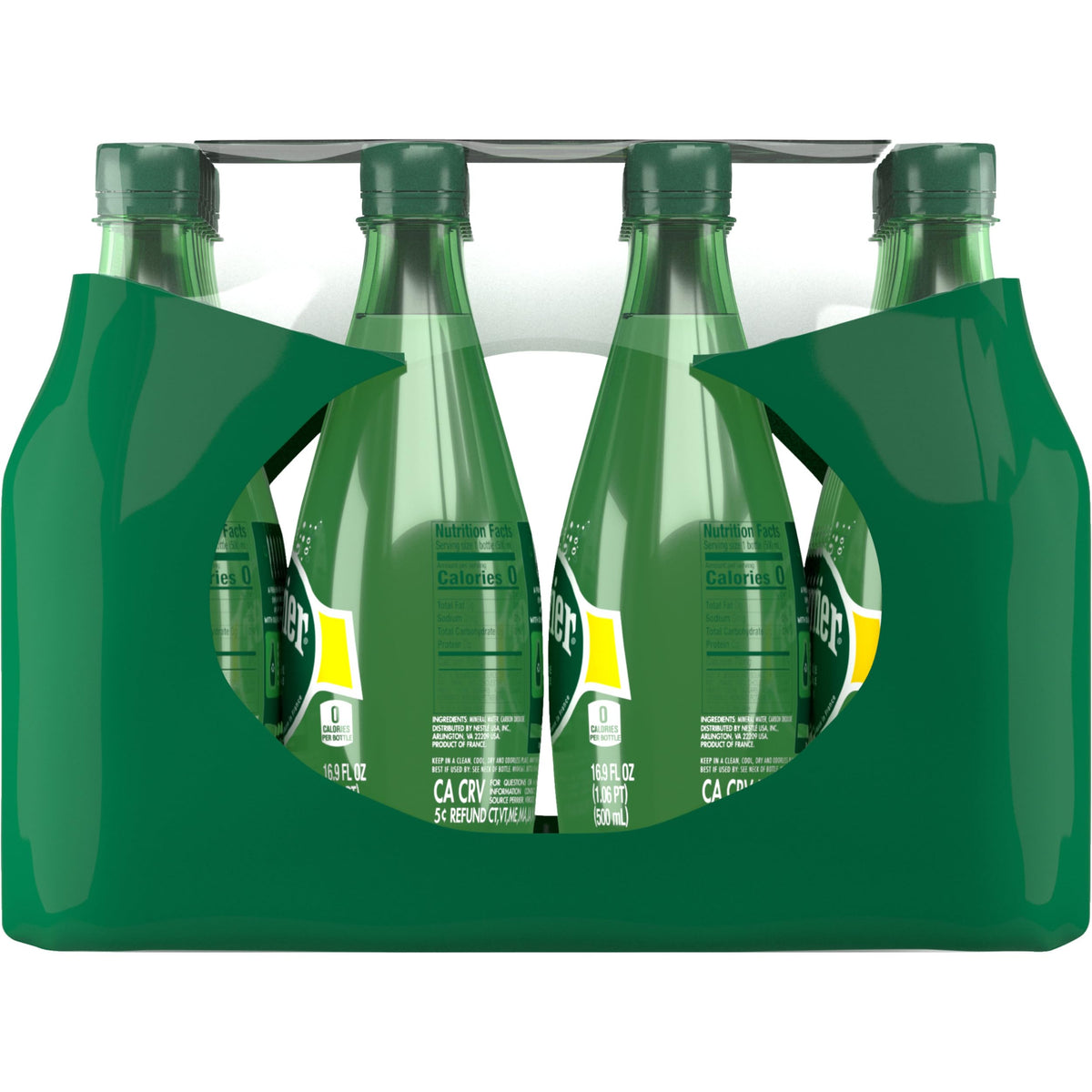 Carbonated Mineral Water Plastic Bottles 16.9 Fl Oz Pack of 24 P18476