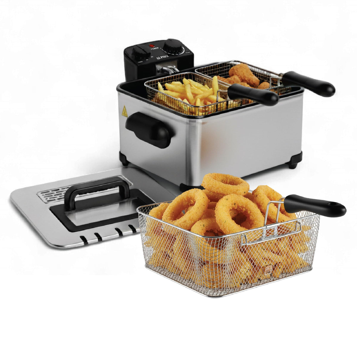 4.5L Stainless Steel Electric Deep Fryer with Basket K312