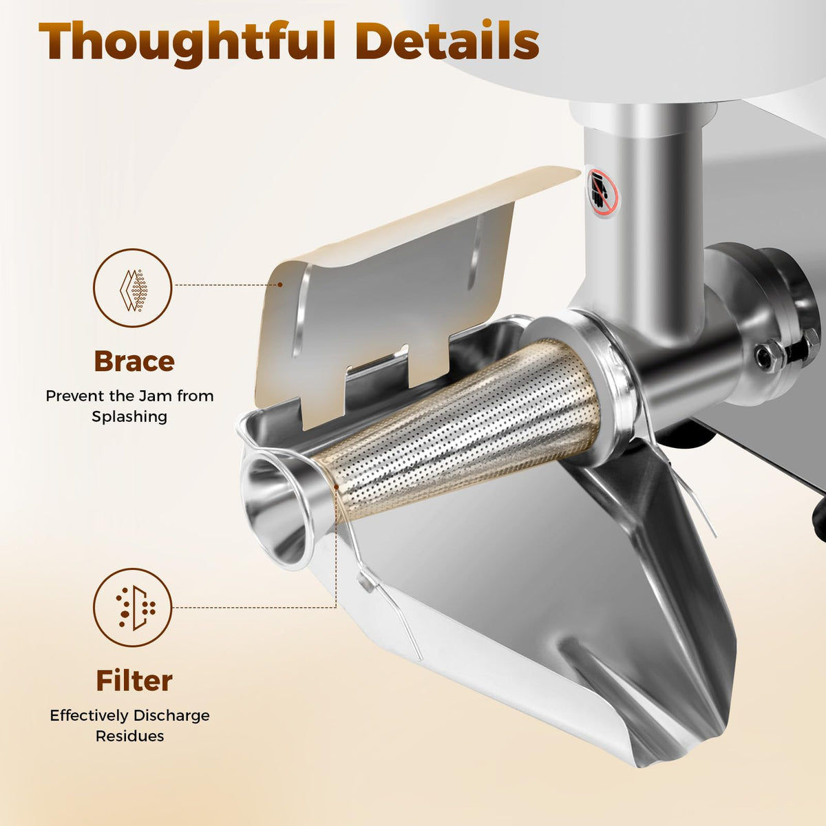 450W Stainless Steel Tomato Strainer Machine J24486