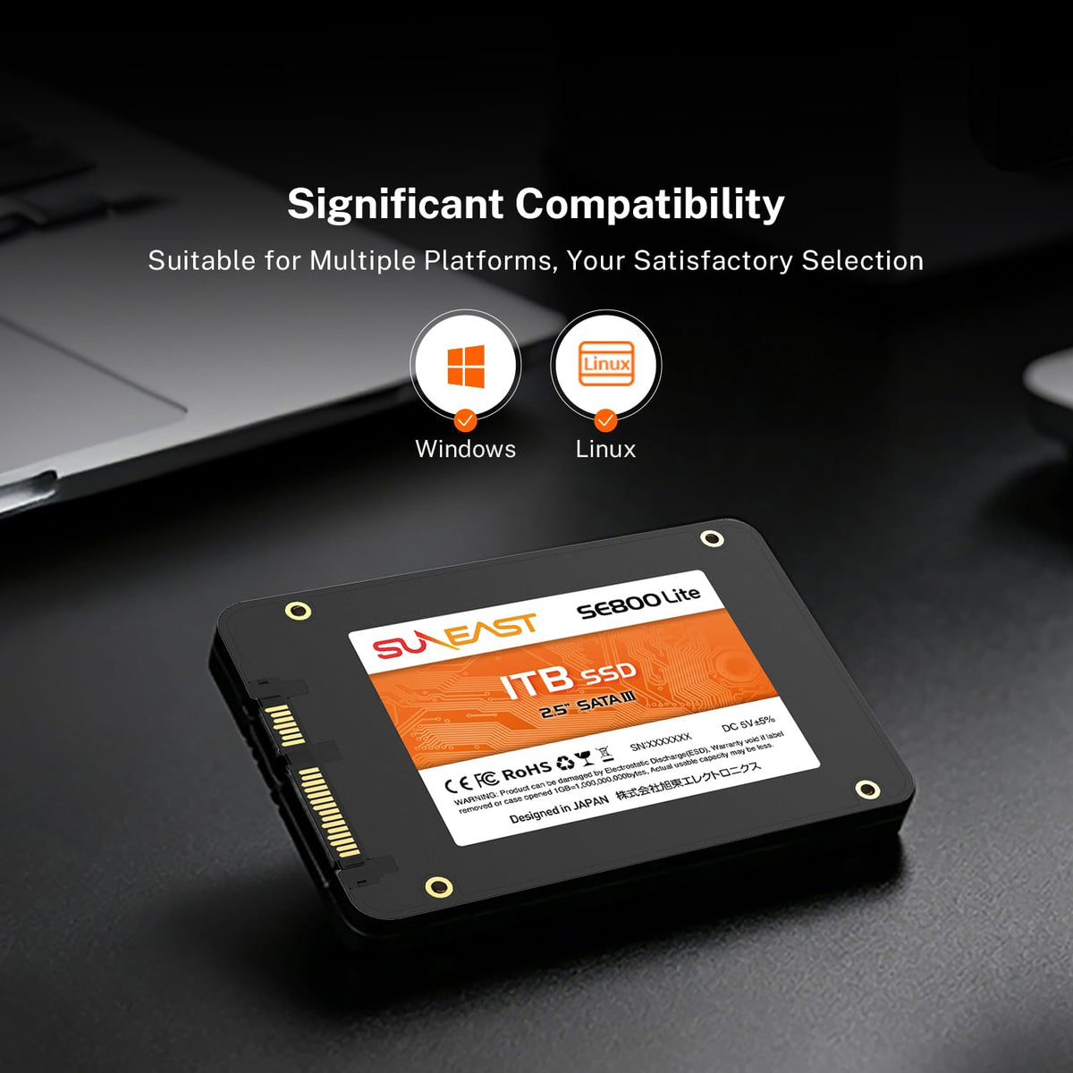 1TB 2.5 SATA III Internal Solid State Drive J908436