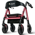 Heavy-Duty Bariatric Rollator Walker with Seat S173