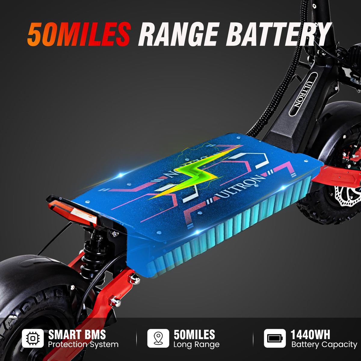 Electric Scooter with Seat A5550