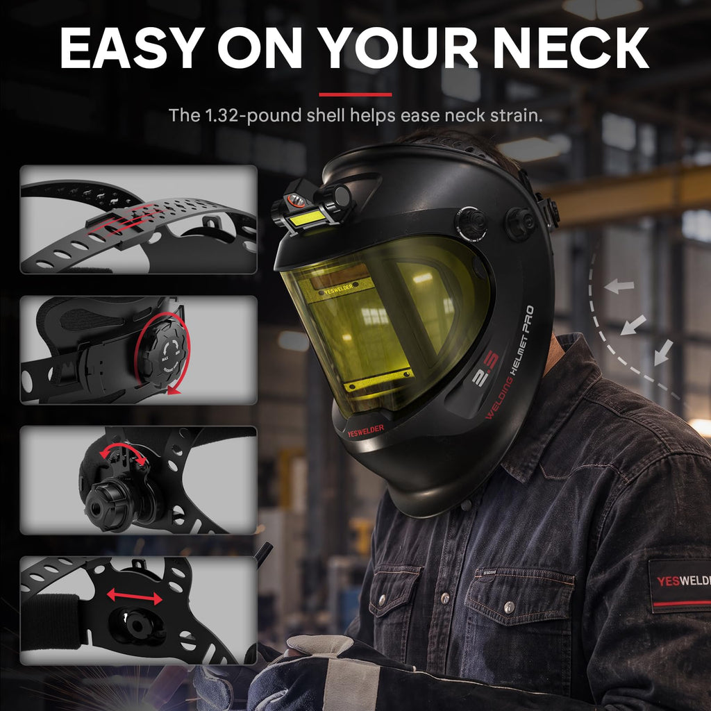 Auto Darkening Welding Helmet with LED V460