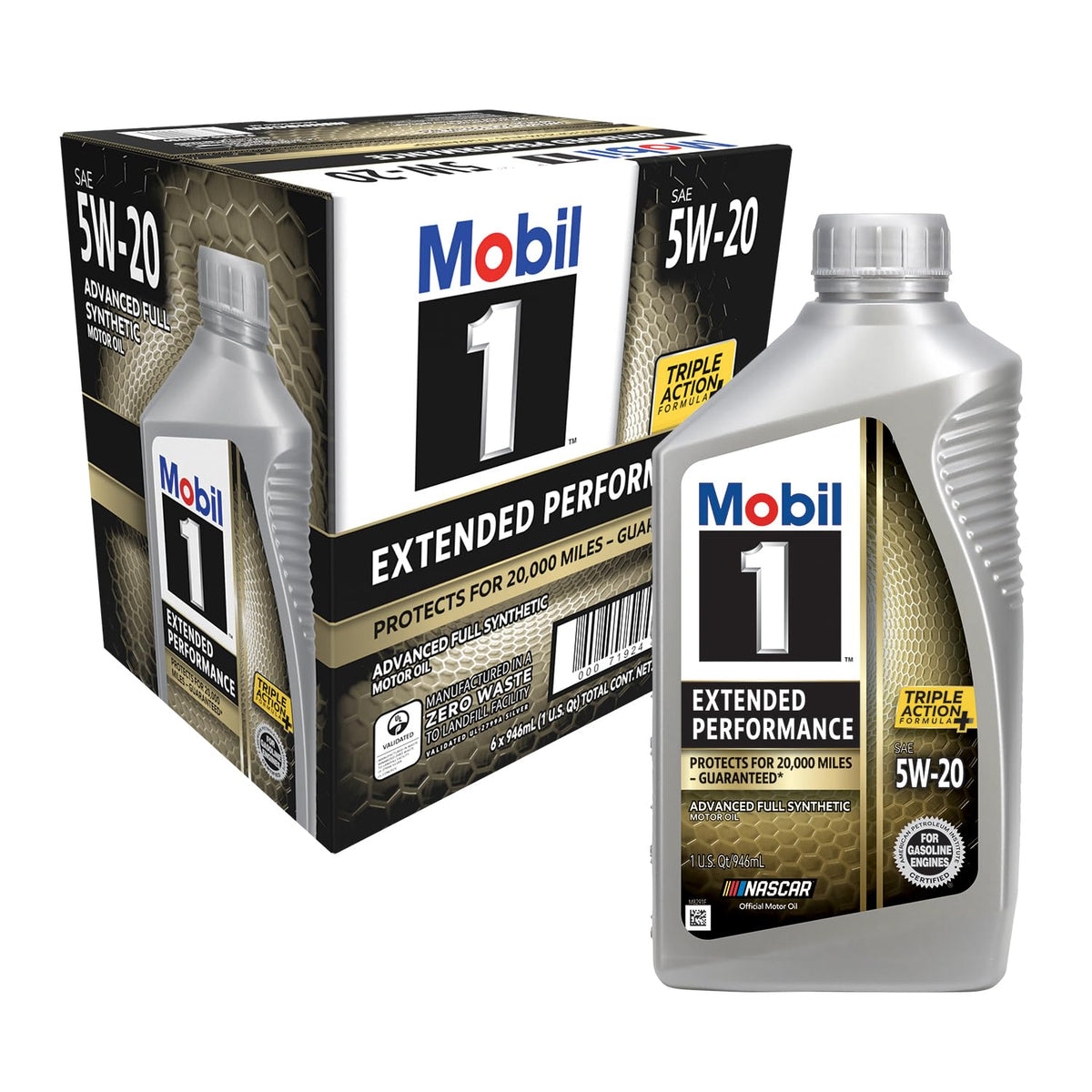 Full Synthetic Motor Oil 5W-20, 1 Quart (6-pack) F732