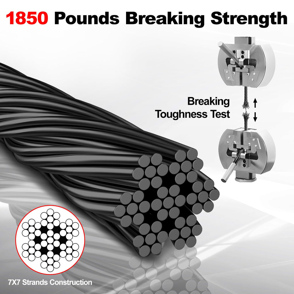 Black Cable Railing Kit K7601