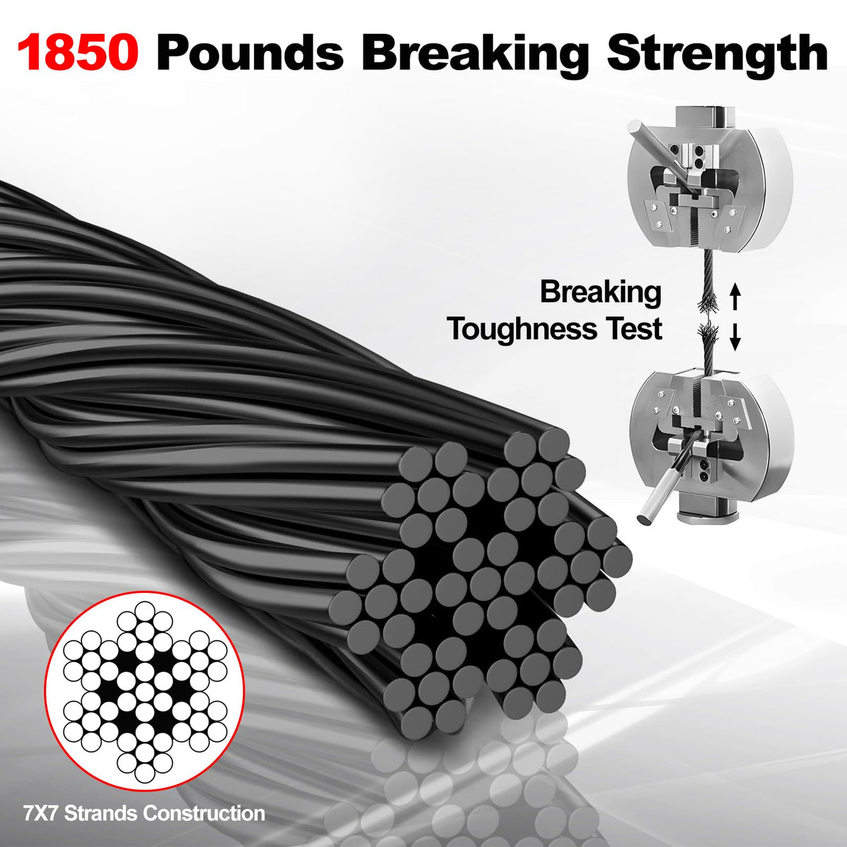 Black Cable Railing Kit K7601