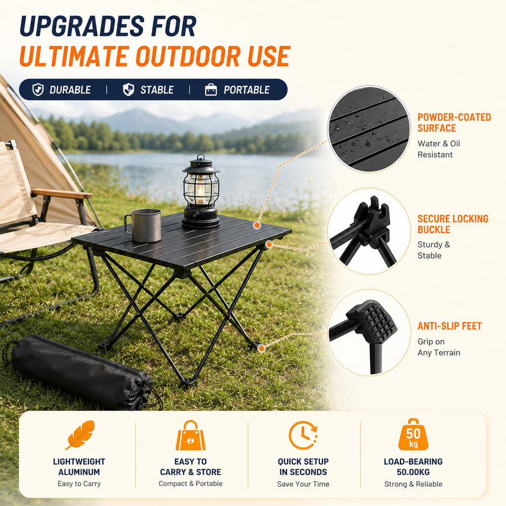 Folding Ultralight Aluminum Camping Table D519447