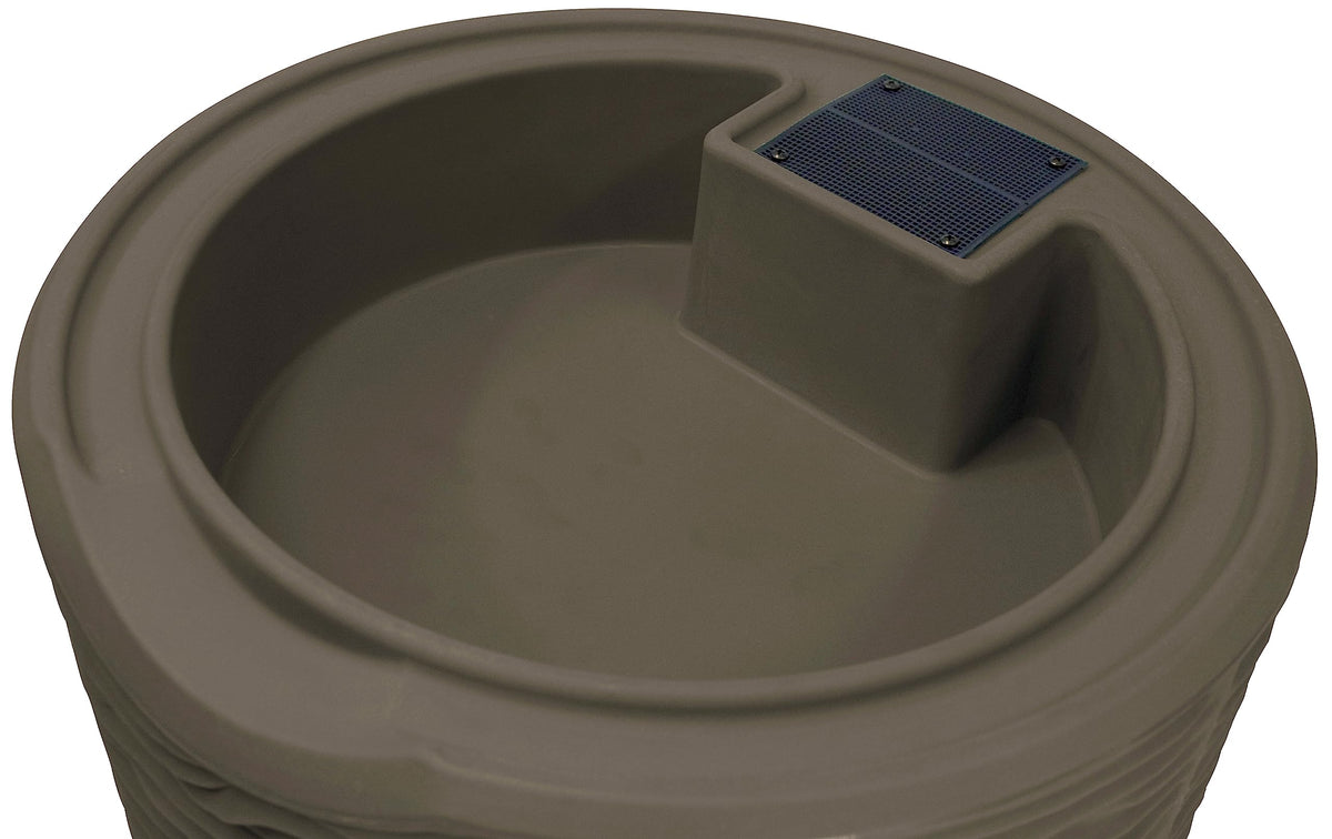 Faux Palm Rain Water Collection Barrel 50-Gallon K18912