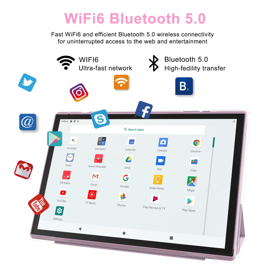 10 Inch Android Tablet with Case Stylus 8GB RAM 32GB ROM Y991238
