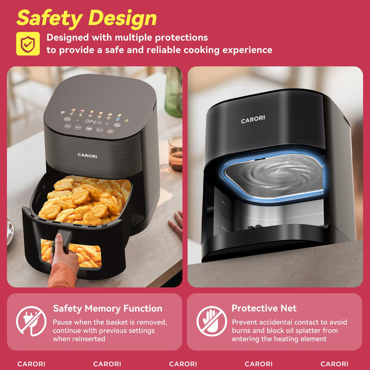 14-in-1 6Qt Air Fryer with Viewing Window D50921