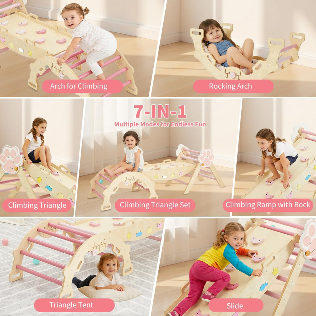 7-in-1 Triangle Climbing Set Z926