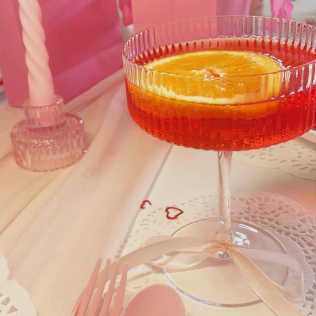 Champagne Coupe Glasses Set of 6, 8 oz Crystal Cocktail Glassware G57763