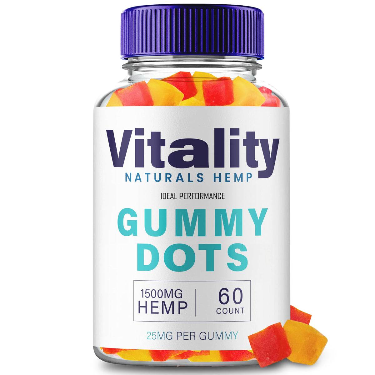 Hemp Gummies with Hemp Seeds Organic Extract 60 Gummies P647760