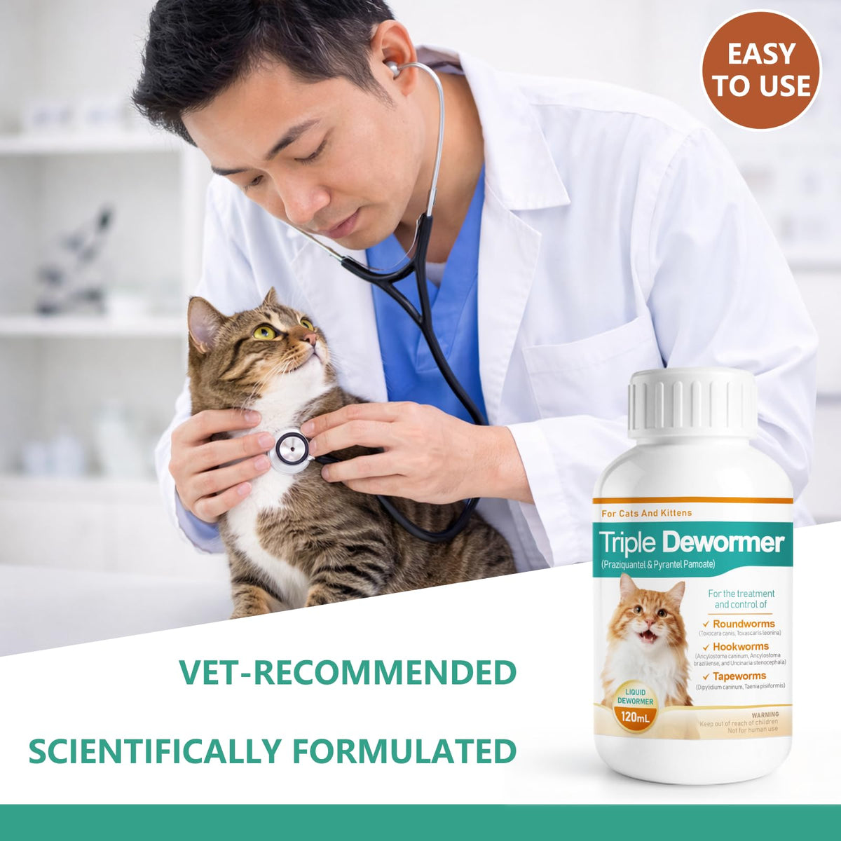 Liquid Cat Dewormer 120 mL P439117