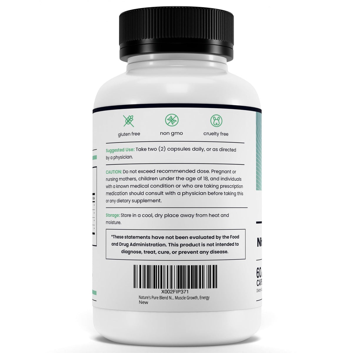 L-Arginine L-Citrulline 1500MG Nitric Oxide Supplements N14560