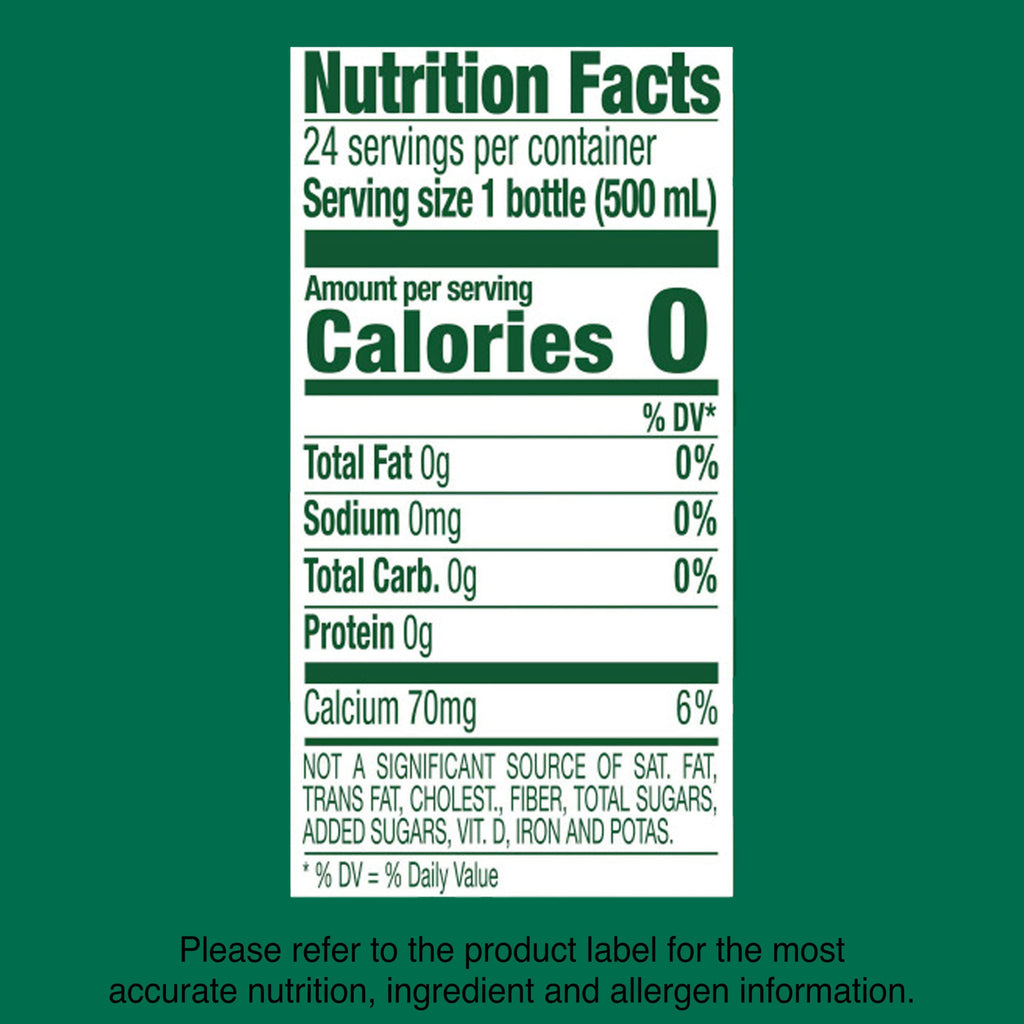 Carbonated Mineral Water Plastic Bottles 16.9 Fl Oz Pack of 24 P18476
