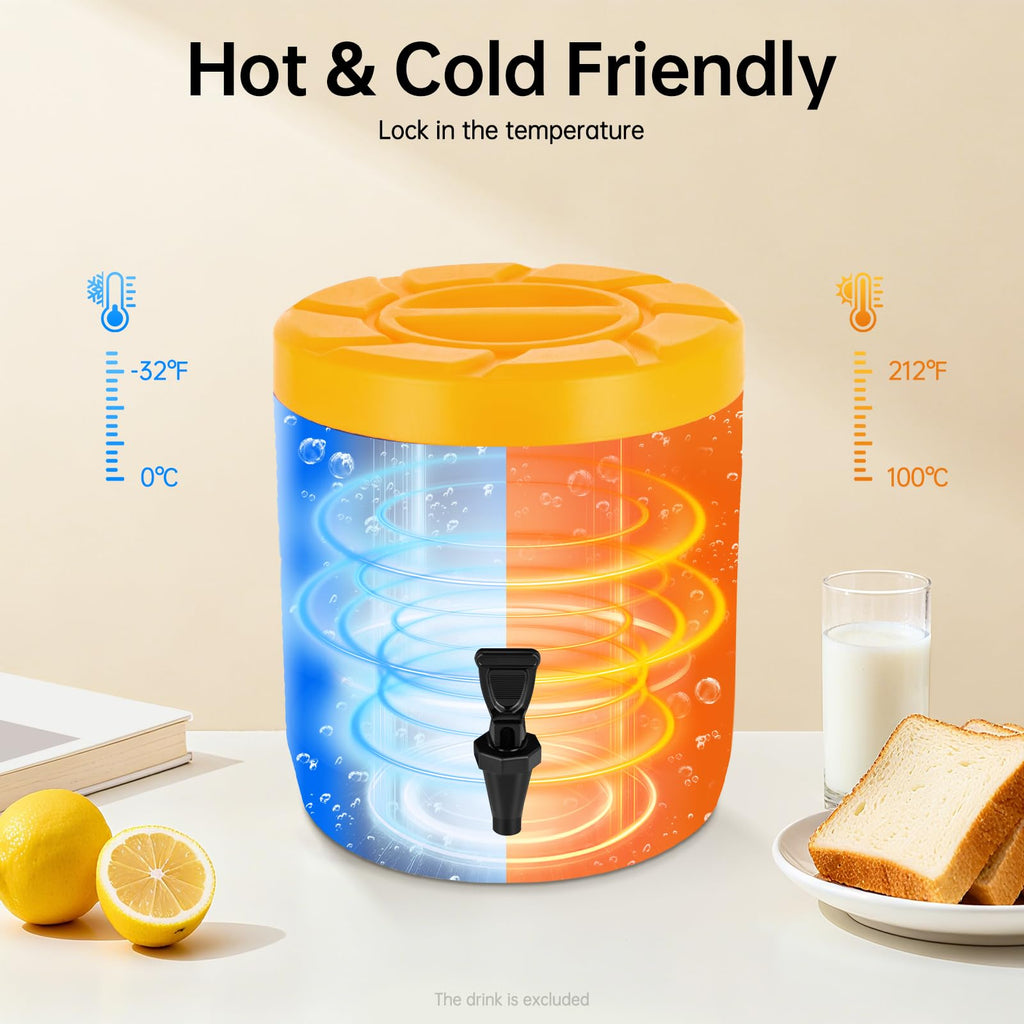 Insulated Beverage Dispenser 3.43 Gallon Blue P31203