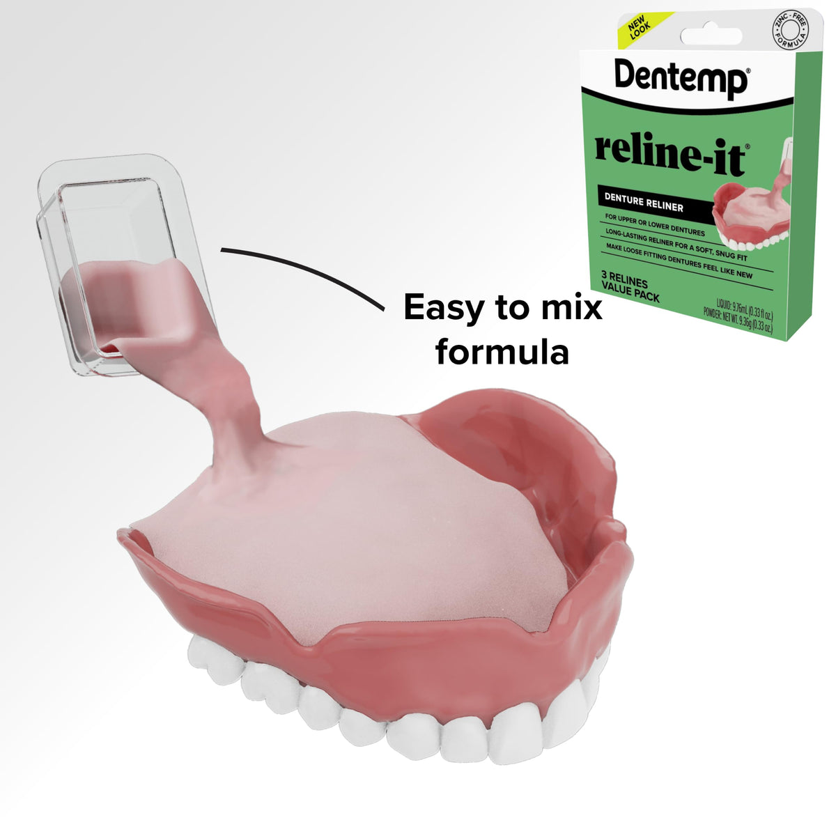 Denture Repair Kit & Denture Reliner I4020