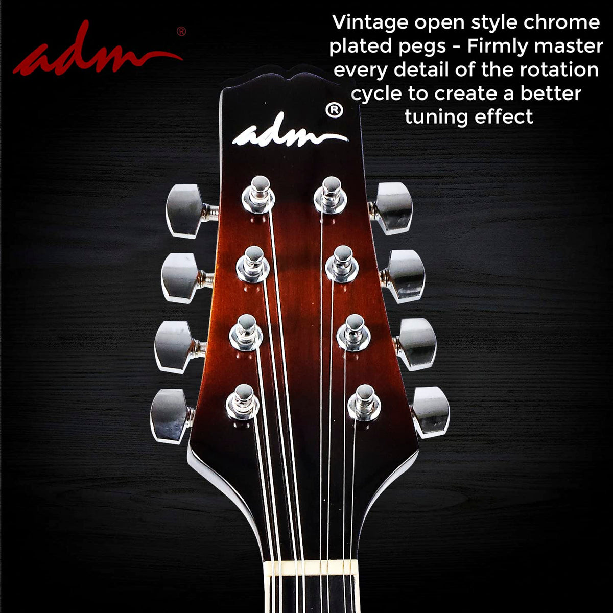 Wood A Style Mandolin Instrument Kit with Bag C939407