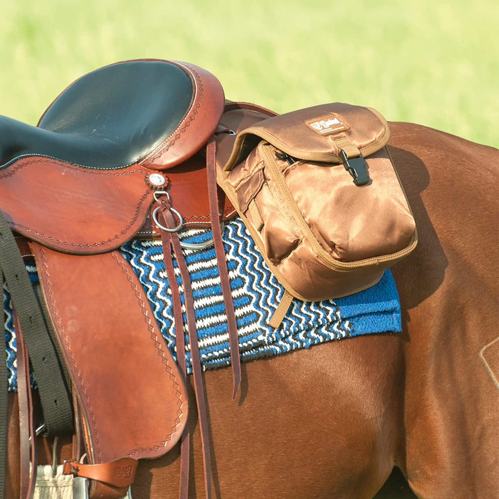 Brown Medium Rear Saddle Bag O748