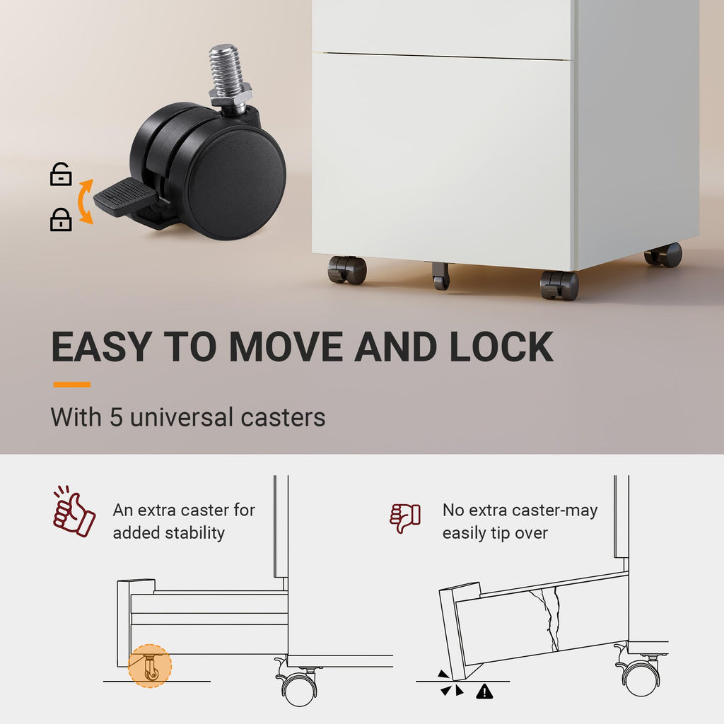 3 Drawer File Cabinet with Combination Lock Q353574