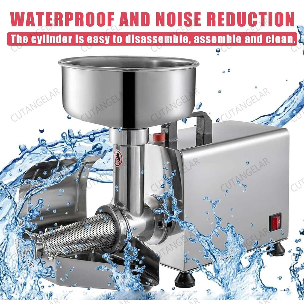 450W Stainless Steel Electric Tomato Strainer X573