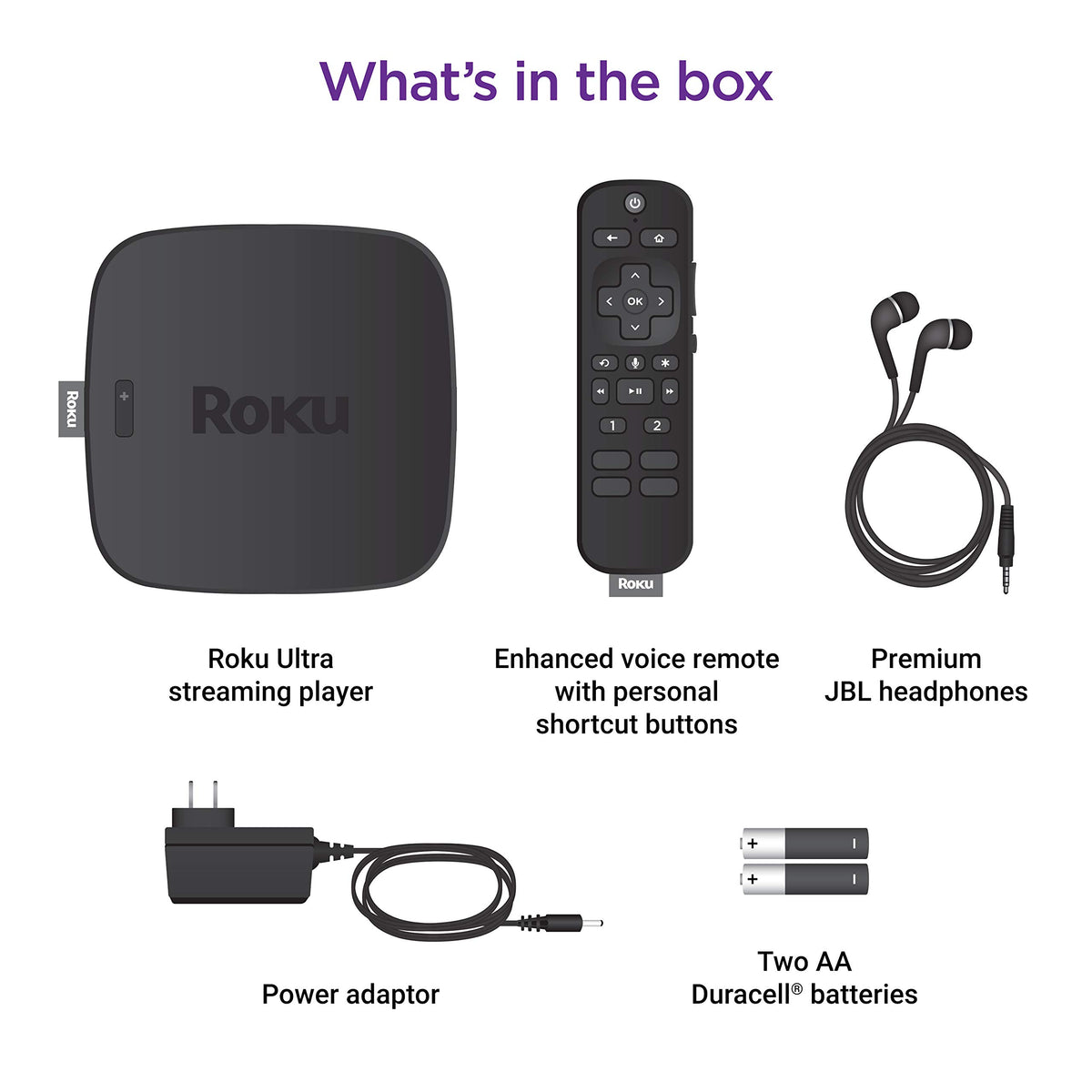 4K Streaming Media Player with Headphones B26813