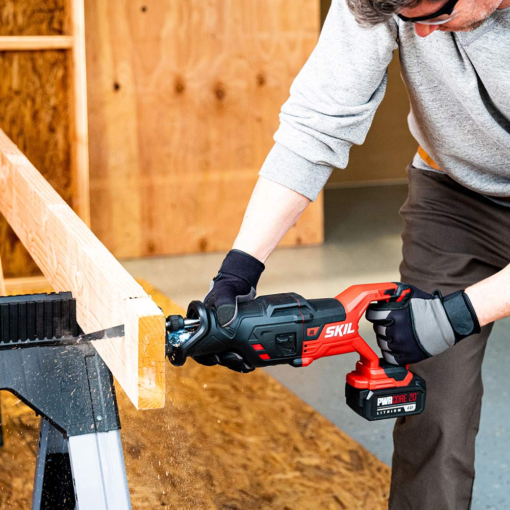 20V Brushless Reciprocating Saw Kit with Battery and Charger D928