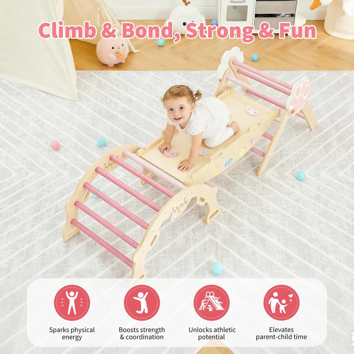 7-in-1 Triangle Climbing Set Z926