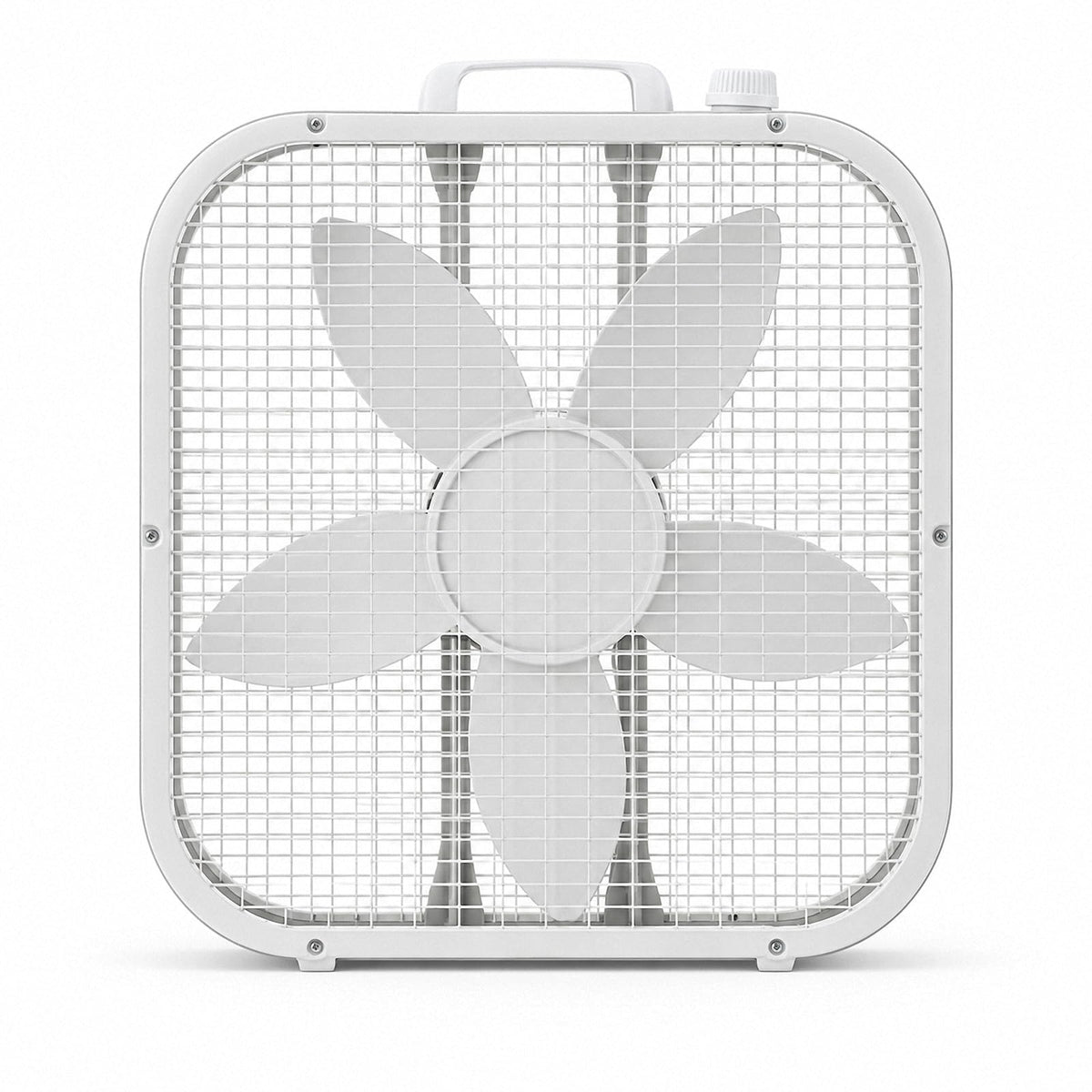 20 Inch Portable Box Fan with 3 Speeds, White V61087