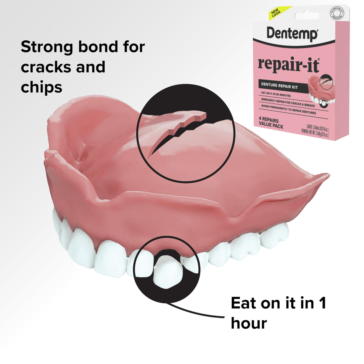 Denture Repair Kit & Denture Reliner I4020