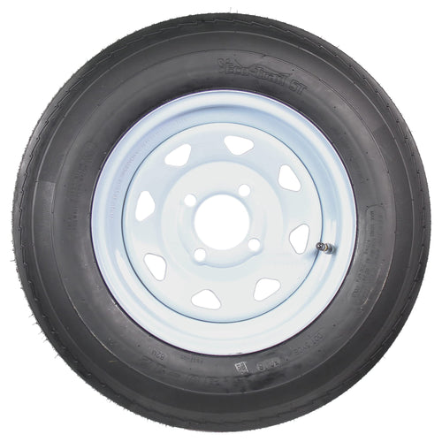2-Pack Trailer Tire Rim Assembly 5.30-12 4 Lug White T505354