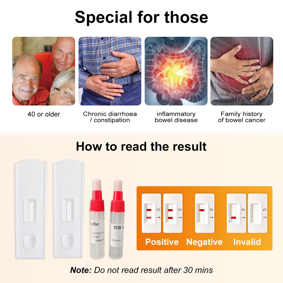 Fecal Occult Blood Test Kit 2 pcs V641084