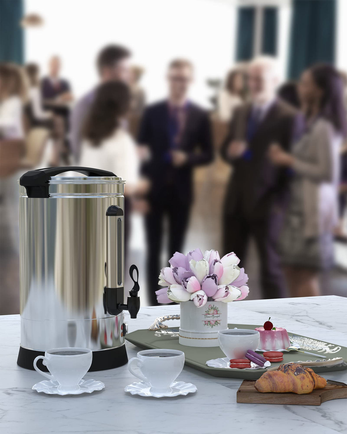 120 Cup Stainless Steel Electric Coffee Urn G29747